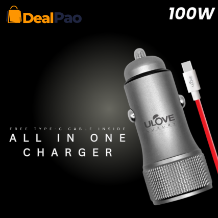 Ulove Luxury CC-50 | 100W High-Speed Car Charger (100 W)
